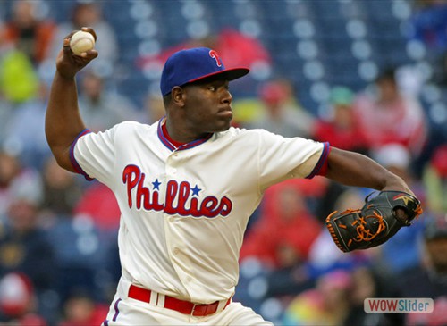 Hector Neris set the Phillies record for K's by a reliever, but the Phillies lost to the Marlins 5-4 on Sunday.